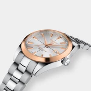 tissot gentleman powermatic 80 – silber gold 40mm edelstahl