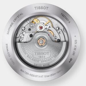 tissot gentleman powermatic 80 – silber gold 40mm edelstahl