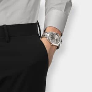 tissot gentleman titan – grau 40mm titanium