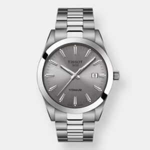 tissot gentleman titan – grau 40mm titanium