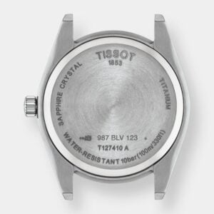 tissot gentleman titan quarz blau 40mm titanium