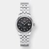 tissot le locle automatic lady – schwarz 29mm diamanten