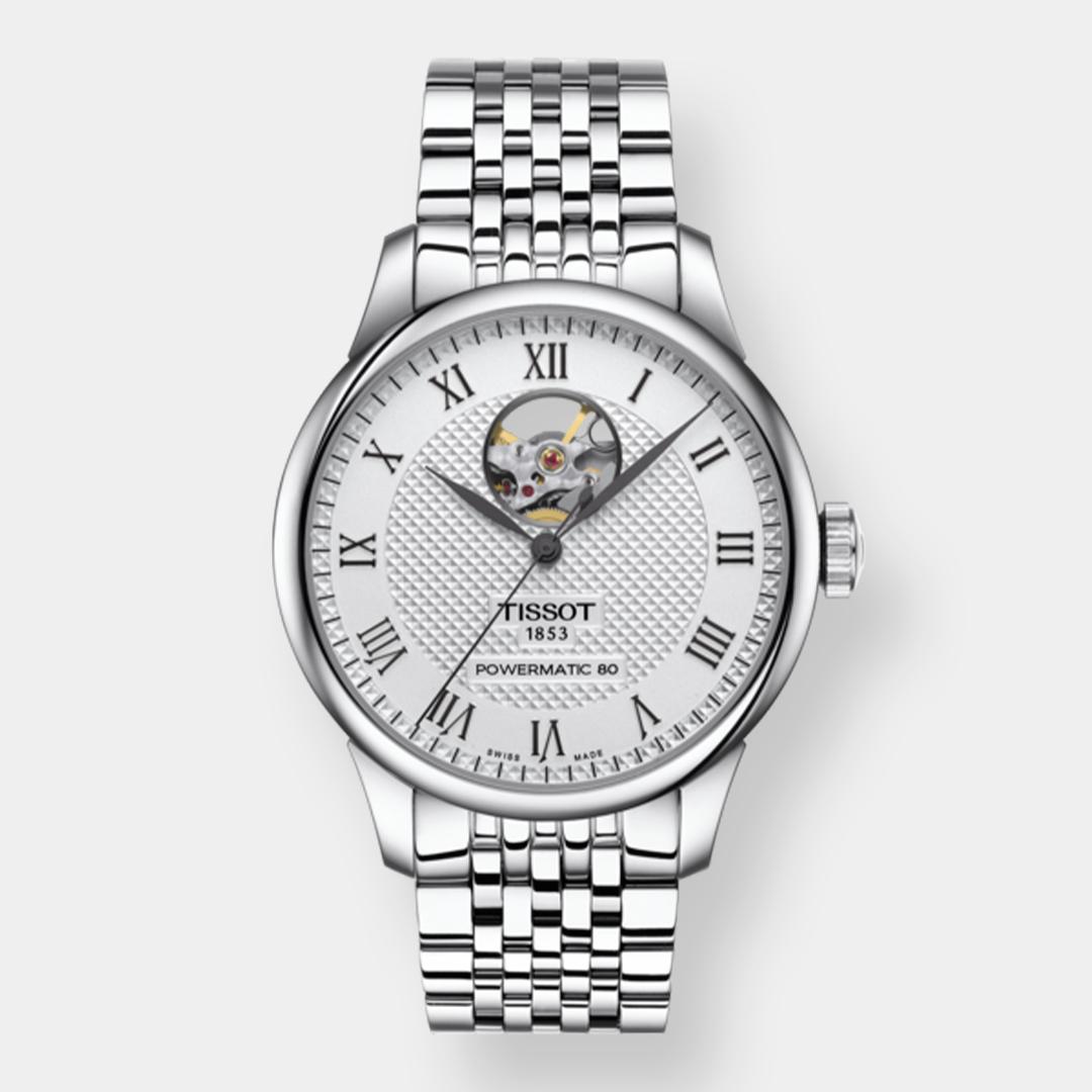 tissot le locle automatik – silber 39mm edelstahl