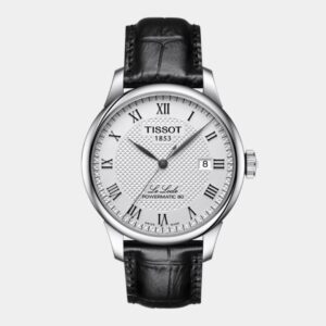 tissot le locle powermatic 80 – silber 39mm leder