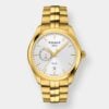 tissot pr 100 dual time quarz – gold 39mm edelstahl