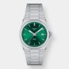 tissot prx 35 quarz – grün 35mm edelstahl