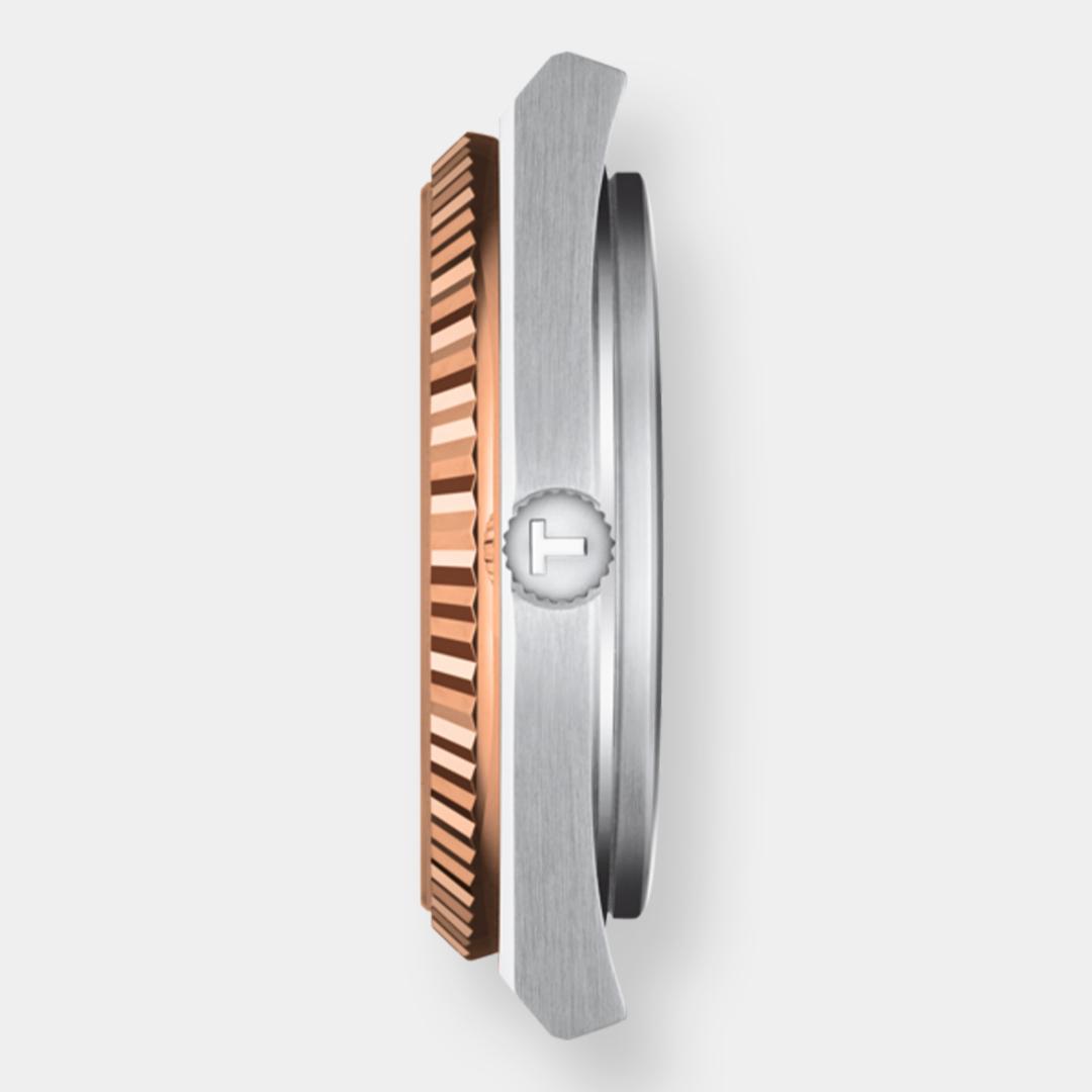 tissot prx 40 205 powermatic 80 – 40mm 18k roségold & blau