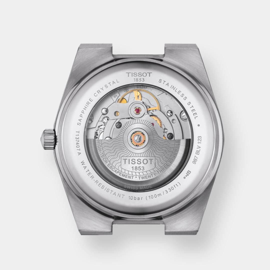 tissot prx 40 205 powermatic 80 – 40mm 18k roségold & blau