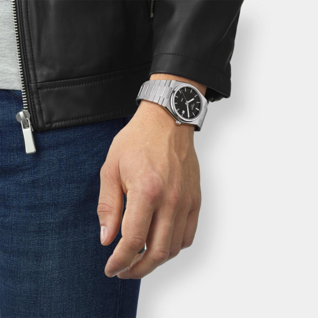 tissot prx 40 205 quarz – schwarz 40mm edelstahl