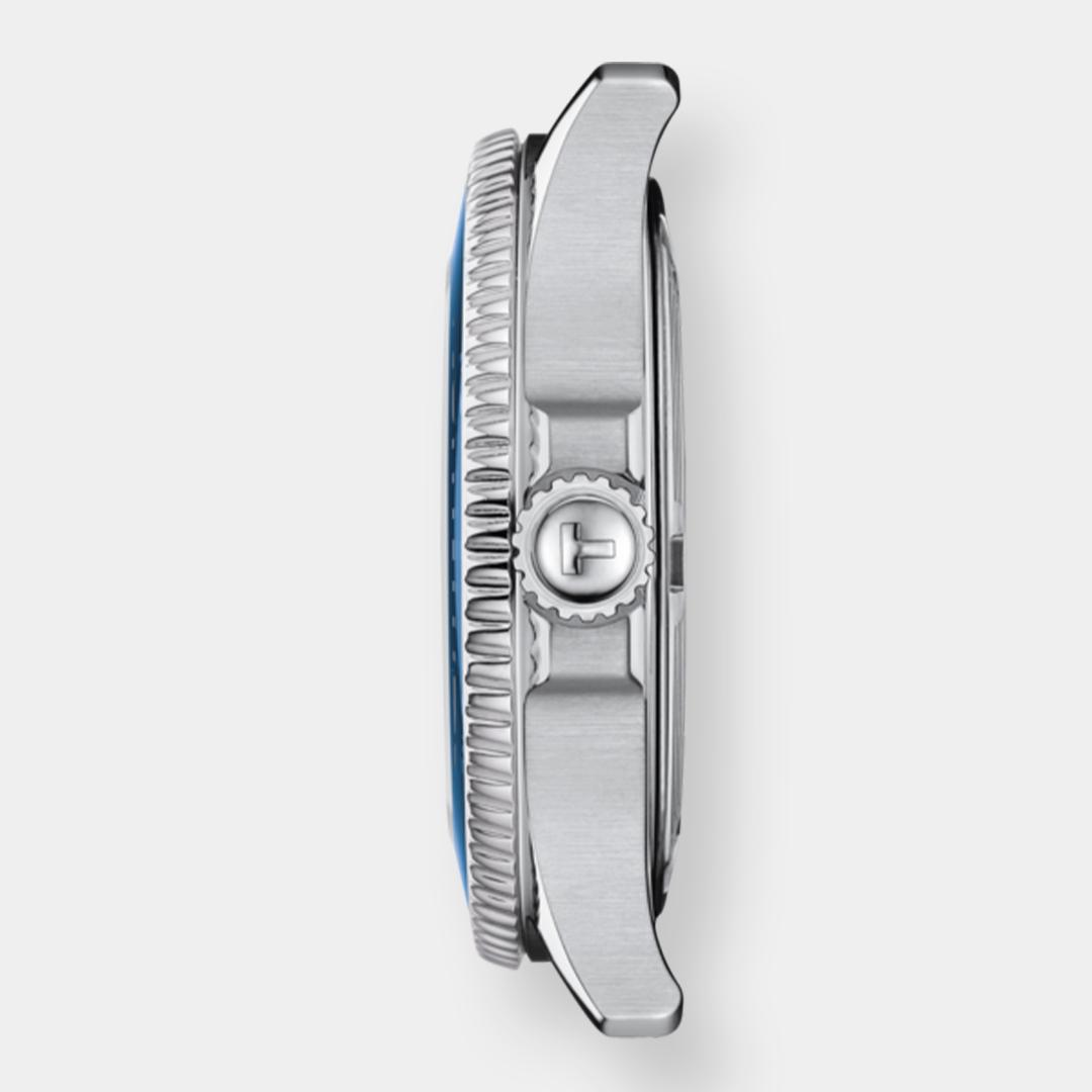 tissot seastar 1000 damen quarz – blau 36mm edelstahl