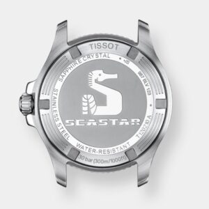 tissot seastar 1000 damen quarz – weiß 36mm stahl & leder