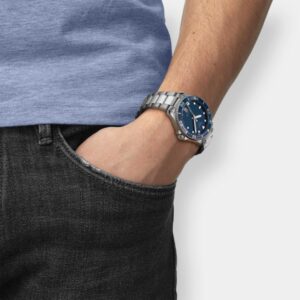 tissot seastar 1000 quarz blau 40mm edelstahl