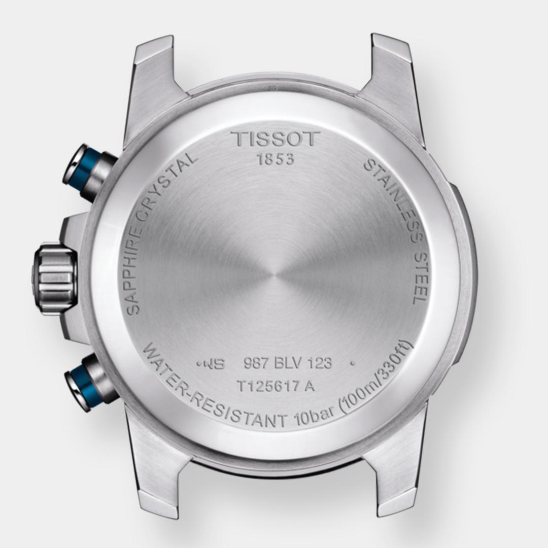 tissot supersport chrono quarz – blau 45mm edelstahl