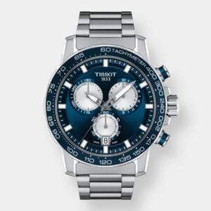 tissot supersport chrono quarz – blau 45mm edelstahl