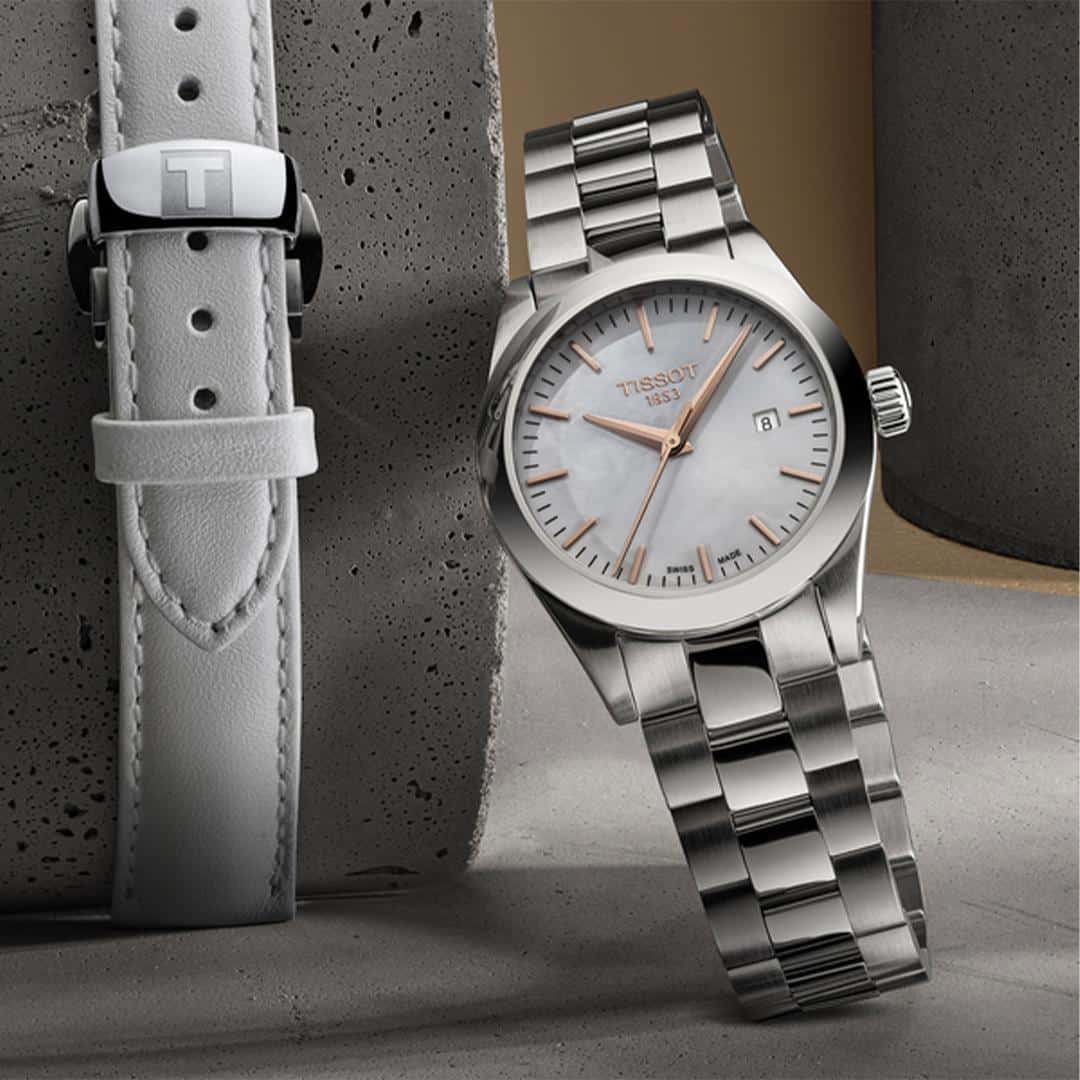 tissot t my lady quarz set – perlmutt 29 mm edelstahl