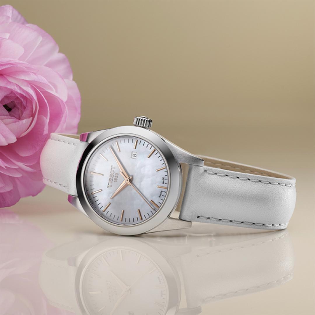 tissot t my lady quarz set – perlmutt 29 mm edelstahl