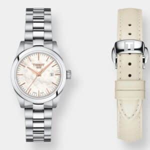 tissot t my lady quarz set – perlmutt 29 mm edelstahl