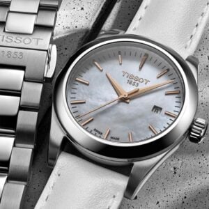 tissot t my lady quarz set – perlmutt 29 mm edelstahl