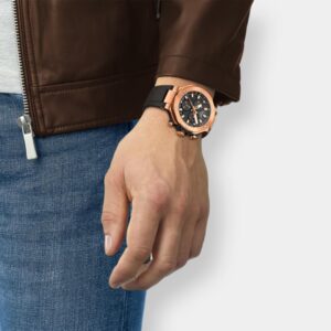 tissot t race chronograph quarz – schwarz 45mm rosé pvd