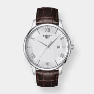 tissot tradition quarz – silber 42mm edelstahl