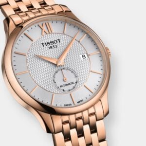 tissot tradition small second automatik – rosé 40mm