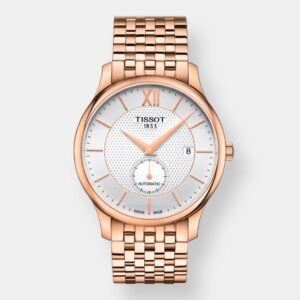 tissot tradition small second automatik – rosé 40mm