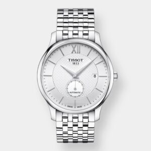 tissot tradition small second automatik – silber 40mm