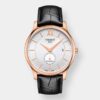 tissot tradition small second automatik– silber 40mm leder