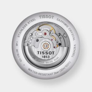 tissot tradition small second – silber 40mm bicolor pvd