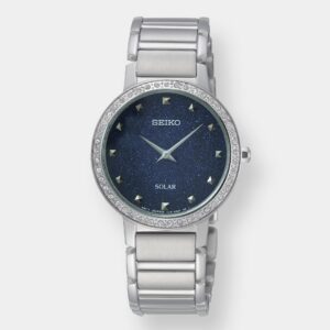 Seiko Lady Solar – 30mm Swarovski Kristallen