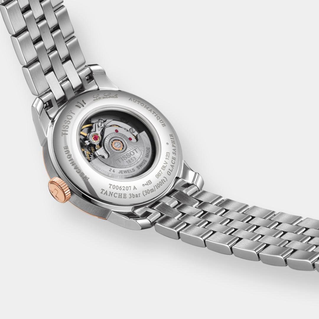 Tissot Le Locle Diamond Automatik – Bicolor 29mm Edelstahl – Bild 4