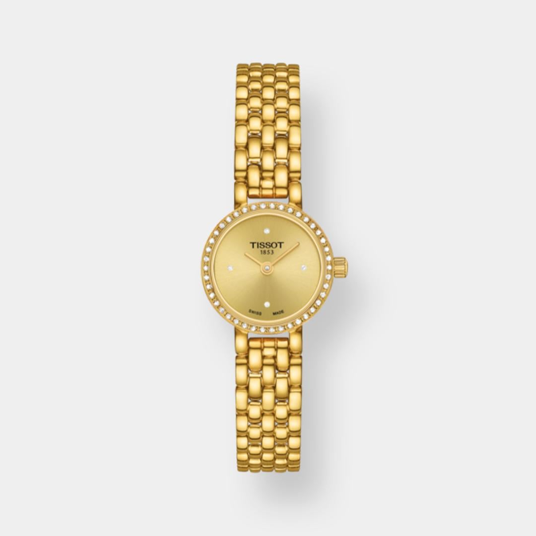 Tissot Lovely Round Quarz – Gold Perlmutt 20mm Diamanten
