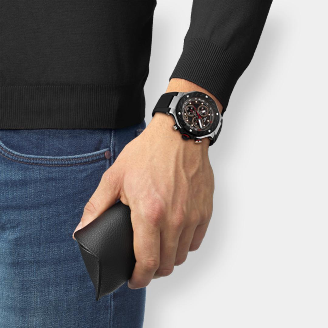 Tissot T-Race MotoGP 2025 Chronograph – 45mm Schwarz – Bild 8
