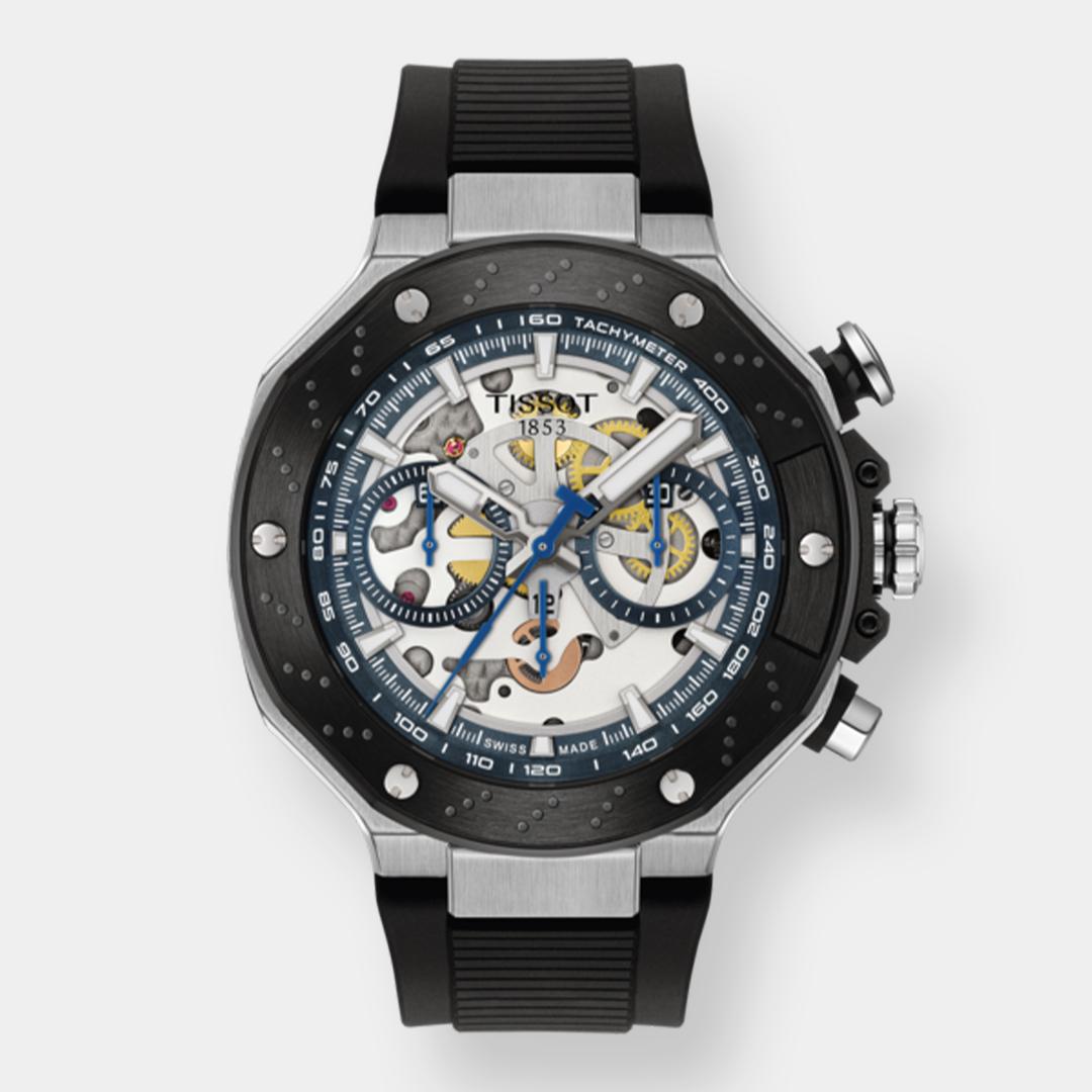Tissot T-Race MotoGP Skeleton 2025 Chrono - Schwarz 45mm