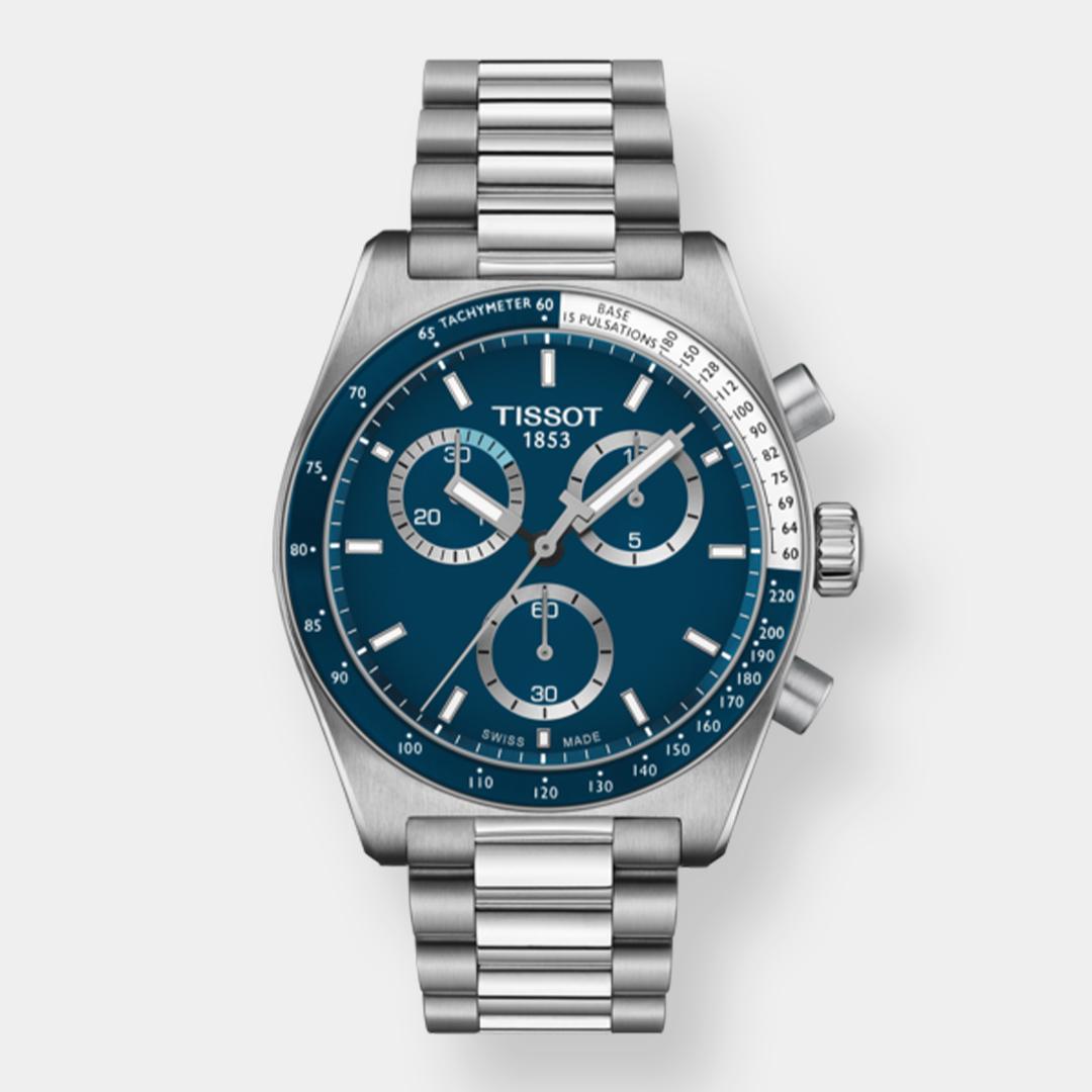 Tissot PR516 Quarz Chronograph – Blau 40mm Edelstahl