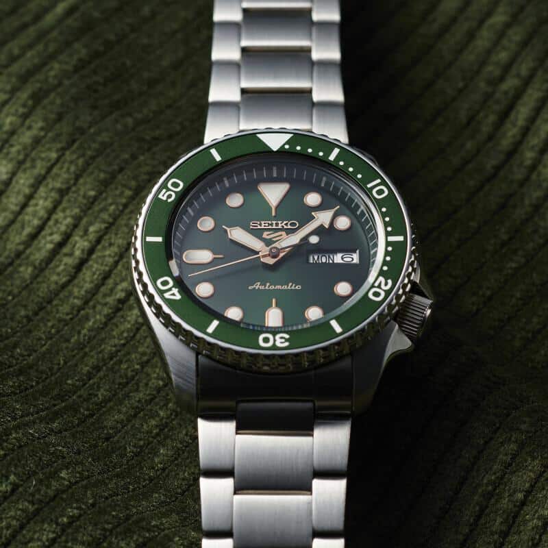 seiko 5 sports automatik day date – 42,5mm edelstahl