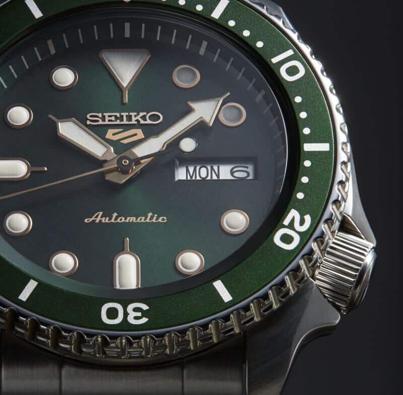 seiko 5 sports automatik day date – 42,5mm edelstahl