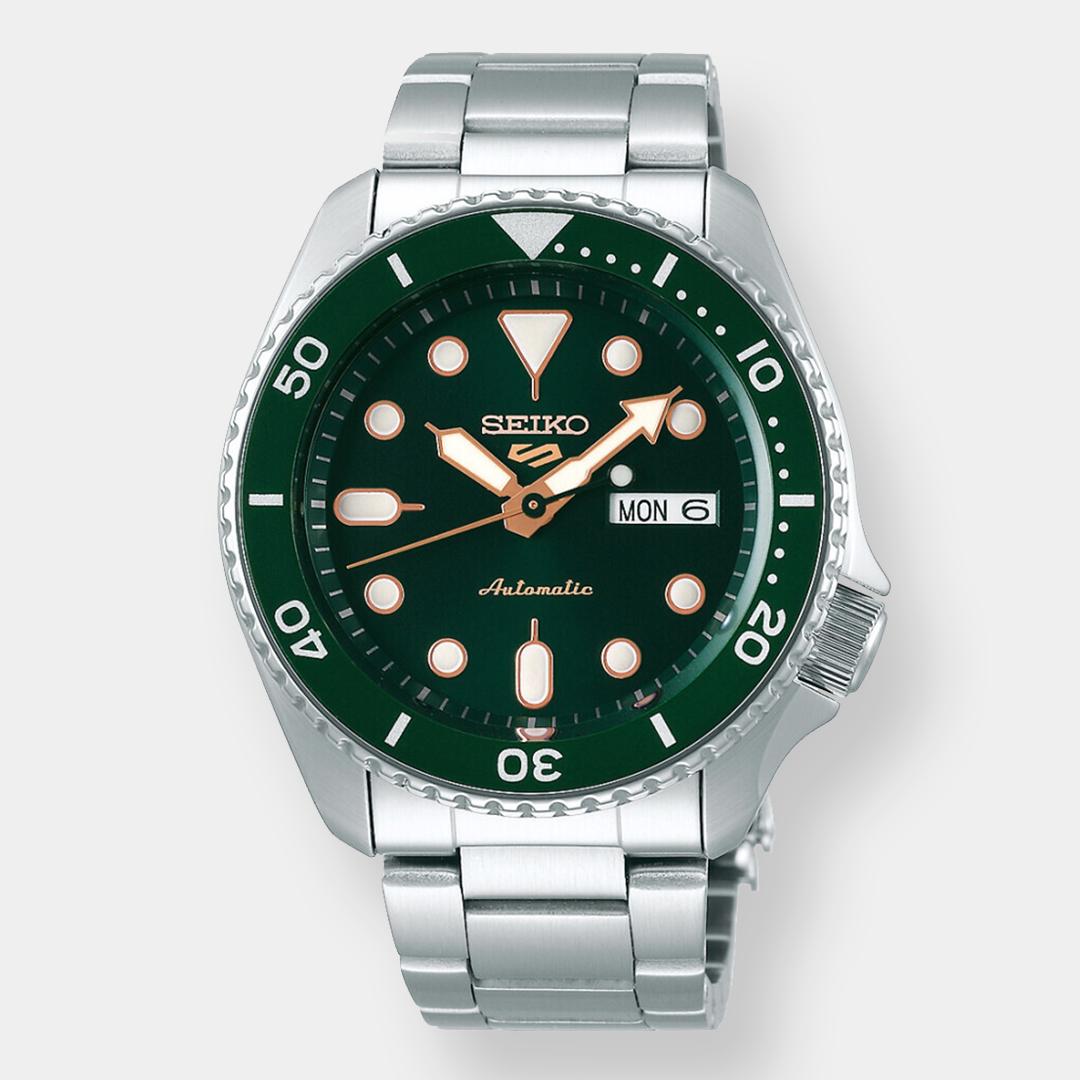 seiko 5 sports automatik day date – 42,5mm edelstahl