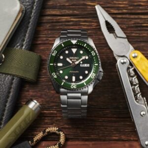 seiko 5 sports automatik day date – 42,5mm edelstahl