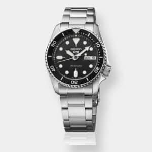 seiko 5 sports automatik day date – schwarz 38mm edelstahl