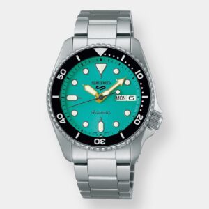 seiko 5 sports automatik day date – türkis 38mm edelstahl