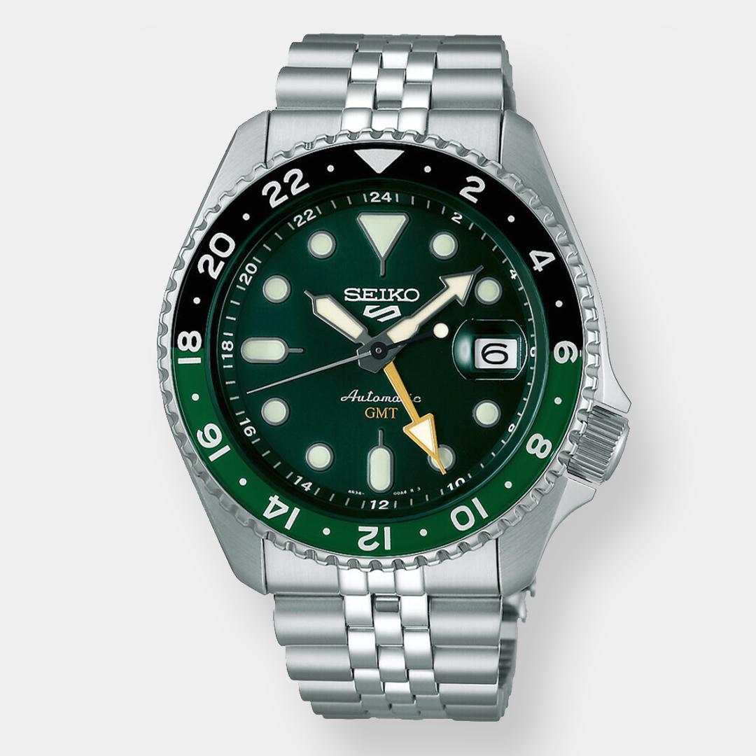 seiko 5 sports gmt deep green – grün 42mm edelstahl