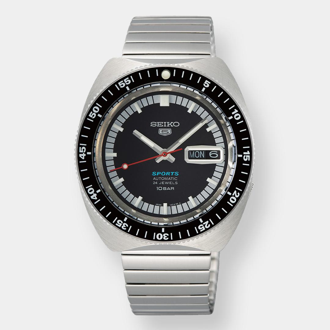 seiko 5 sports limited automatik – schwarz 39mm edelstahl