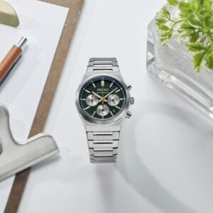 seiko conceptual chronograph – grün 40mm edelstahl