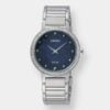 seiko lady solar – 30mm swarovski kristallen