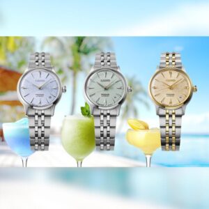 seiko presage cocktail time – gold 34mm bicolor edelstahl