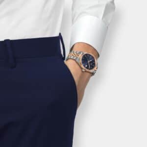 tissot ballade quarz – bicolor blau 40mm edelstahl