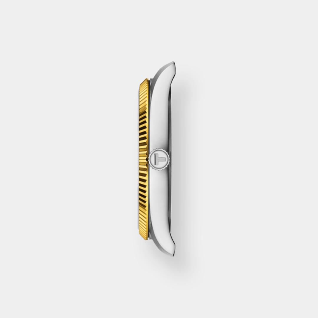tissot ballade quarz bicolor gold silber 40mm edelstahl