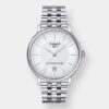 tissot carson powermatic 80 silber 40mm edelstahl