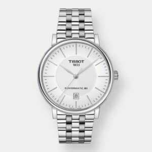 tissot carson powermatic 80 silber 40mm edelstahl